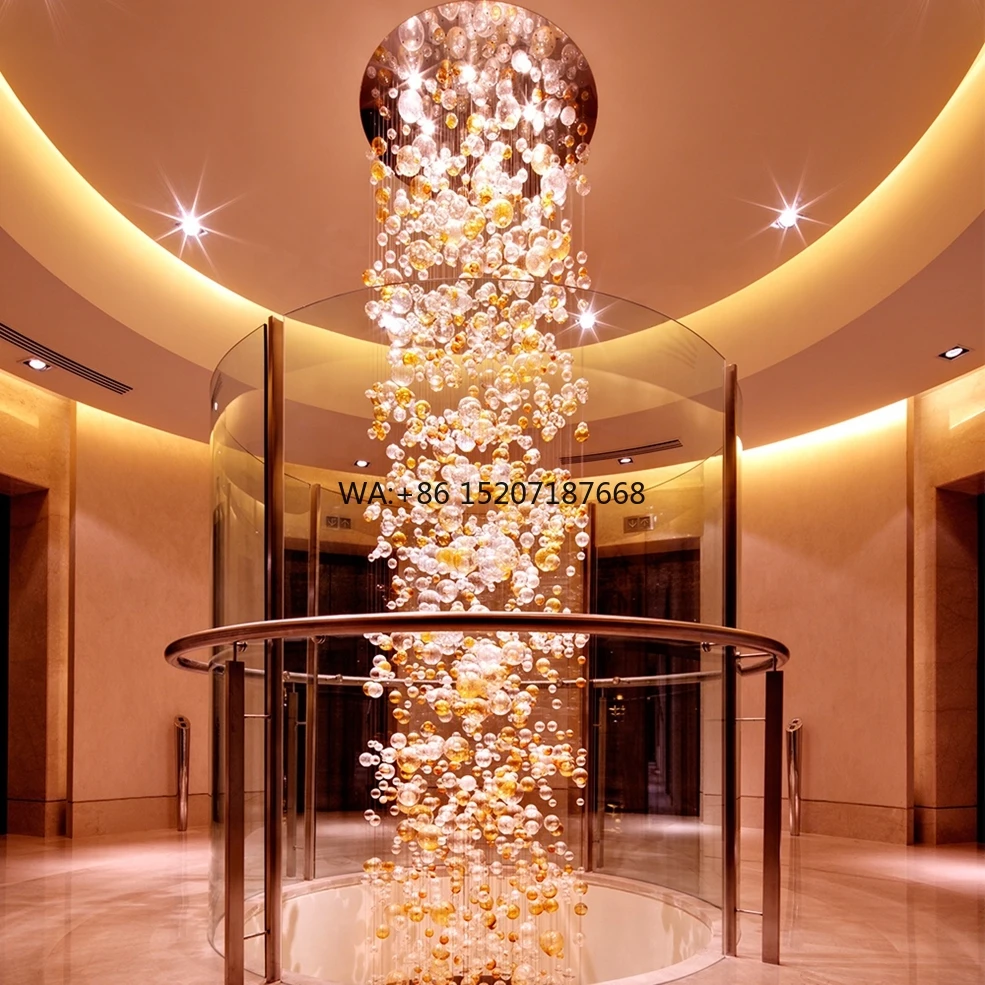 Home Decor Lighting Manufacturer - Luz de cristal llevada redonda moderna