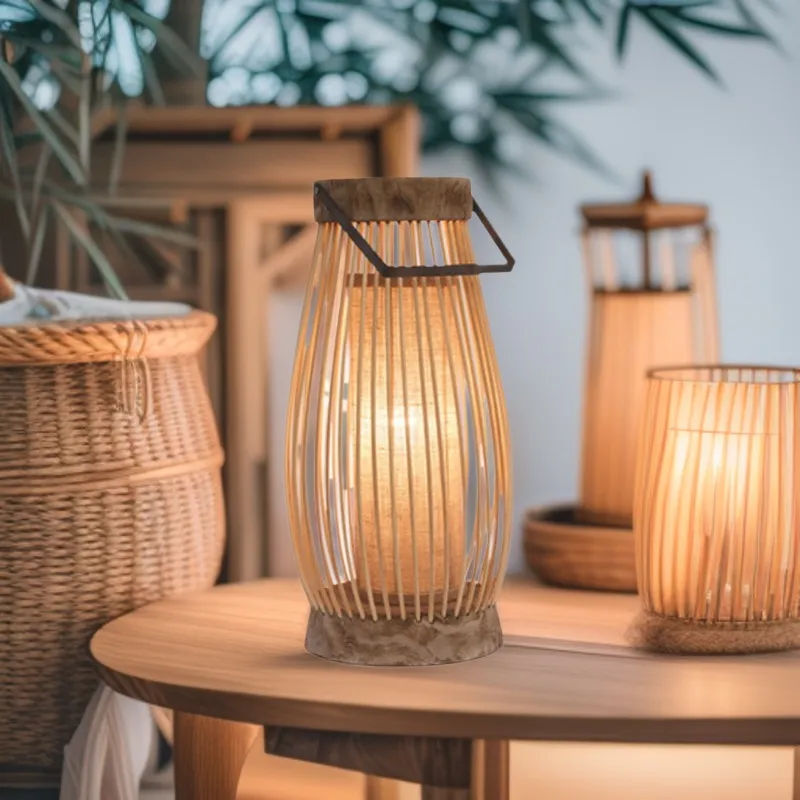 Home Decor Lighting Manufacturer - Lámpara de pie de tronco hueco