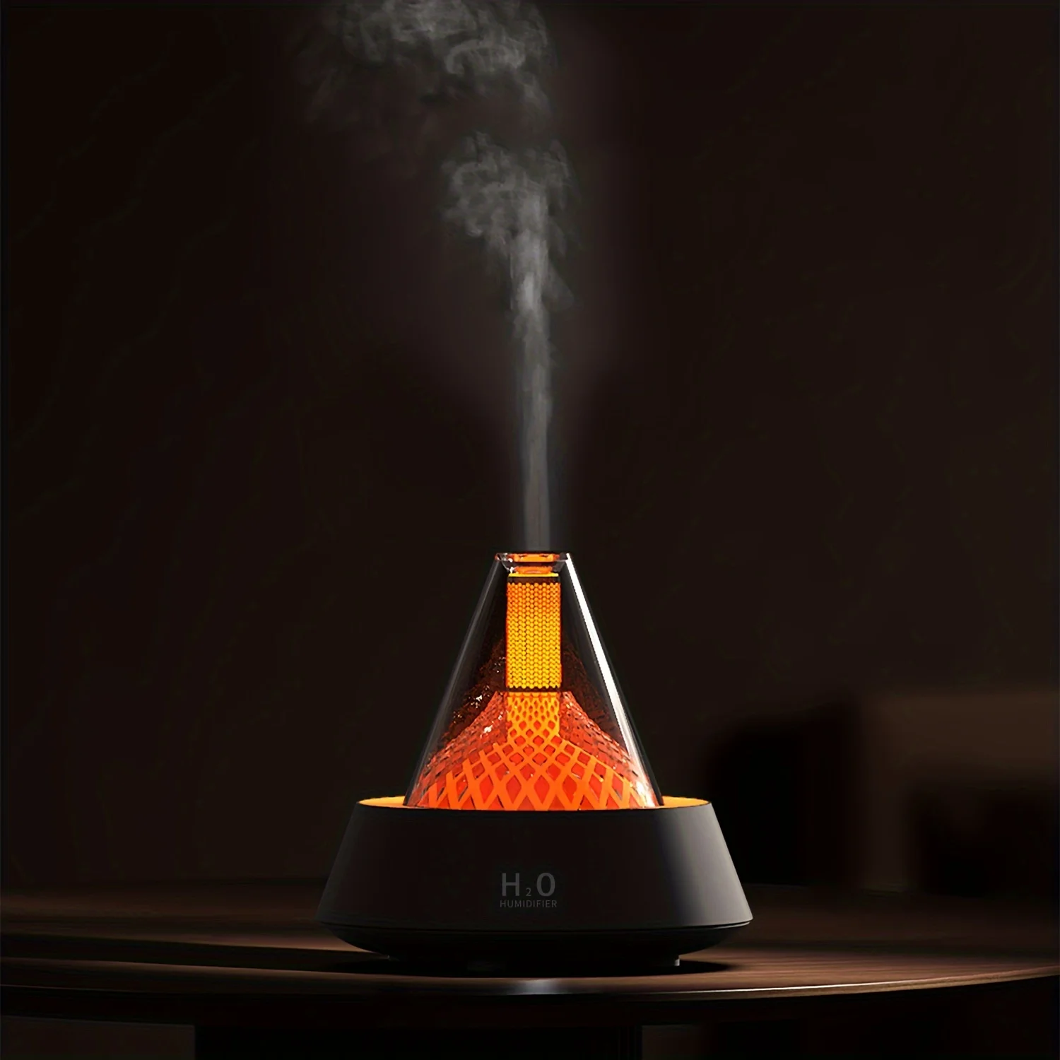 Lava Lamp Desktop - Humidificador Volcánico de Escritorio, Mini Difusor