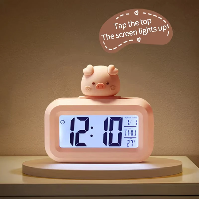 Lighting Decor For Diwali - Reloj Digital LED Kawaii con dibujos