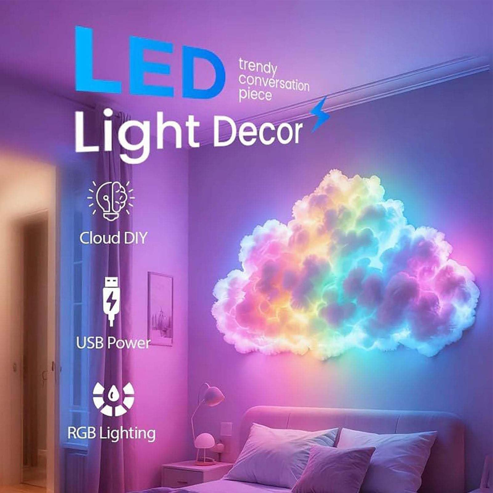Lighting Decor For Diwali - Luz LED Thundercloud 3D, juego de