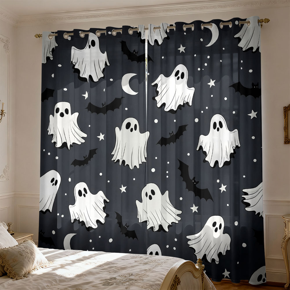 2 Cortinas con Estampado de Mu - Lighting Home Decor Items reseña y precio