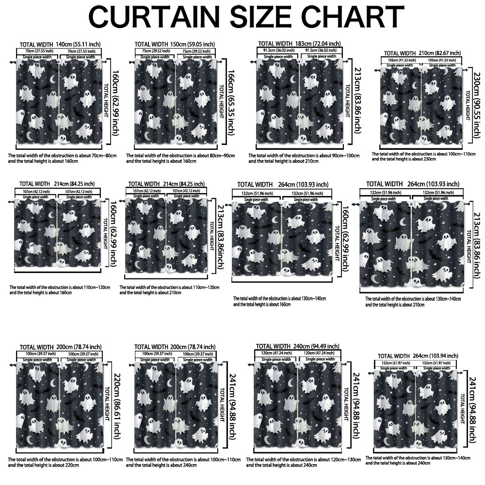 2 Cortinas con Estampado de Mu - Lighting Home Decor Items reseña y precio