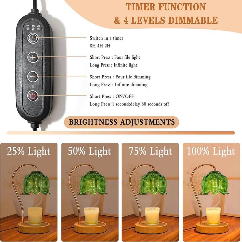 Lámpara Calentadora de Velas d - Lighting Decor Items reseña y precio