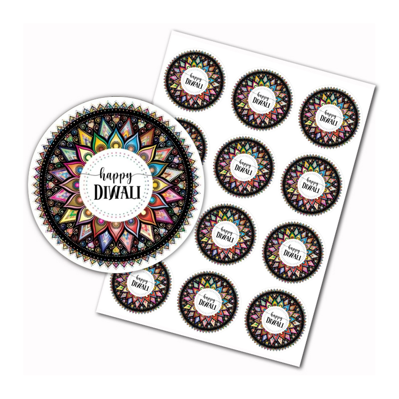 Pegatinas de feliz Diwali, dec - Lighting Decor For Diwali reseña y precio