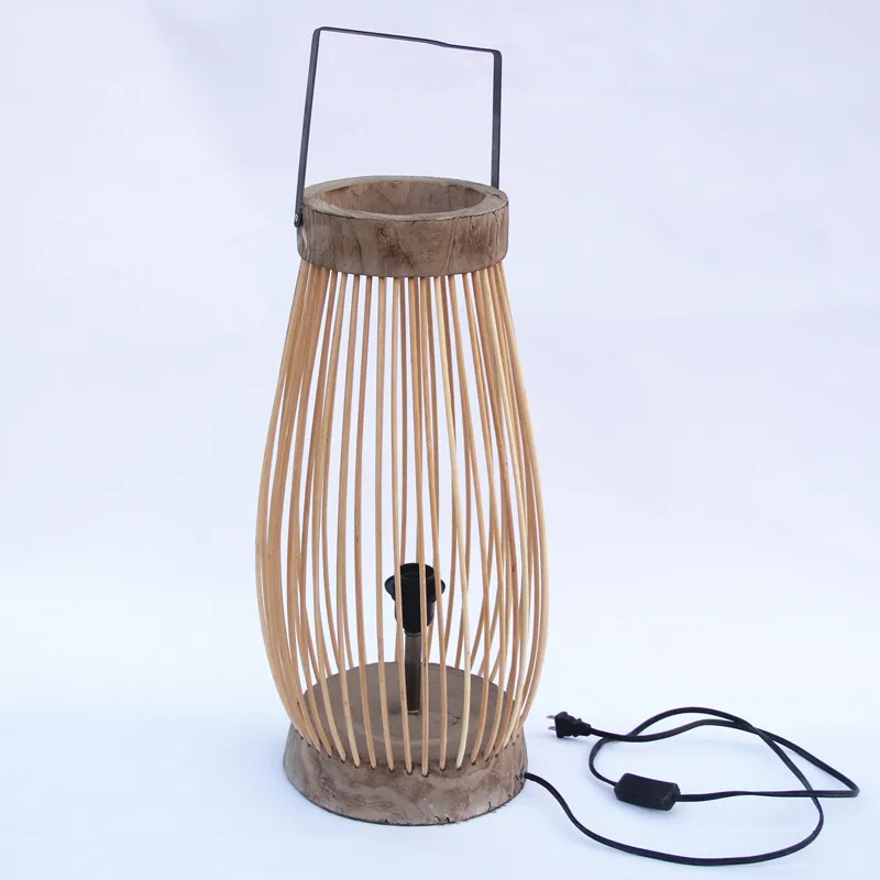 Lámpara de pie de tronco hueco - Home Decor Lighting Manufacturer reseña y precio