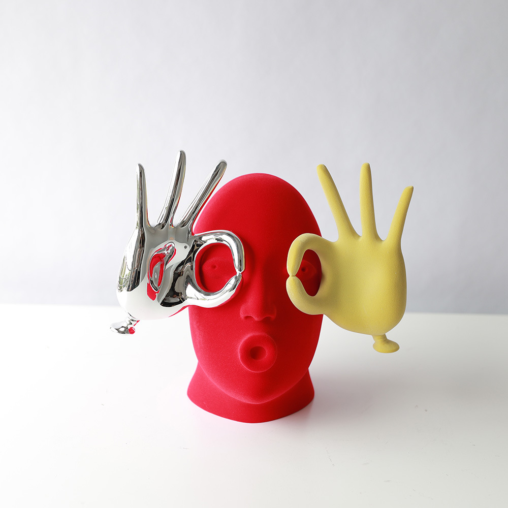 Escultura abstracta moderna de - Ok Lighting Decor reseña y precio