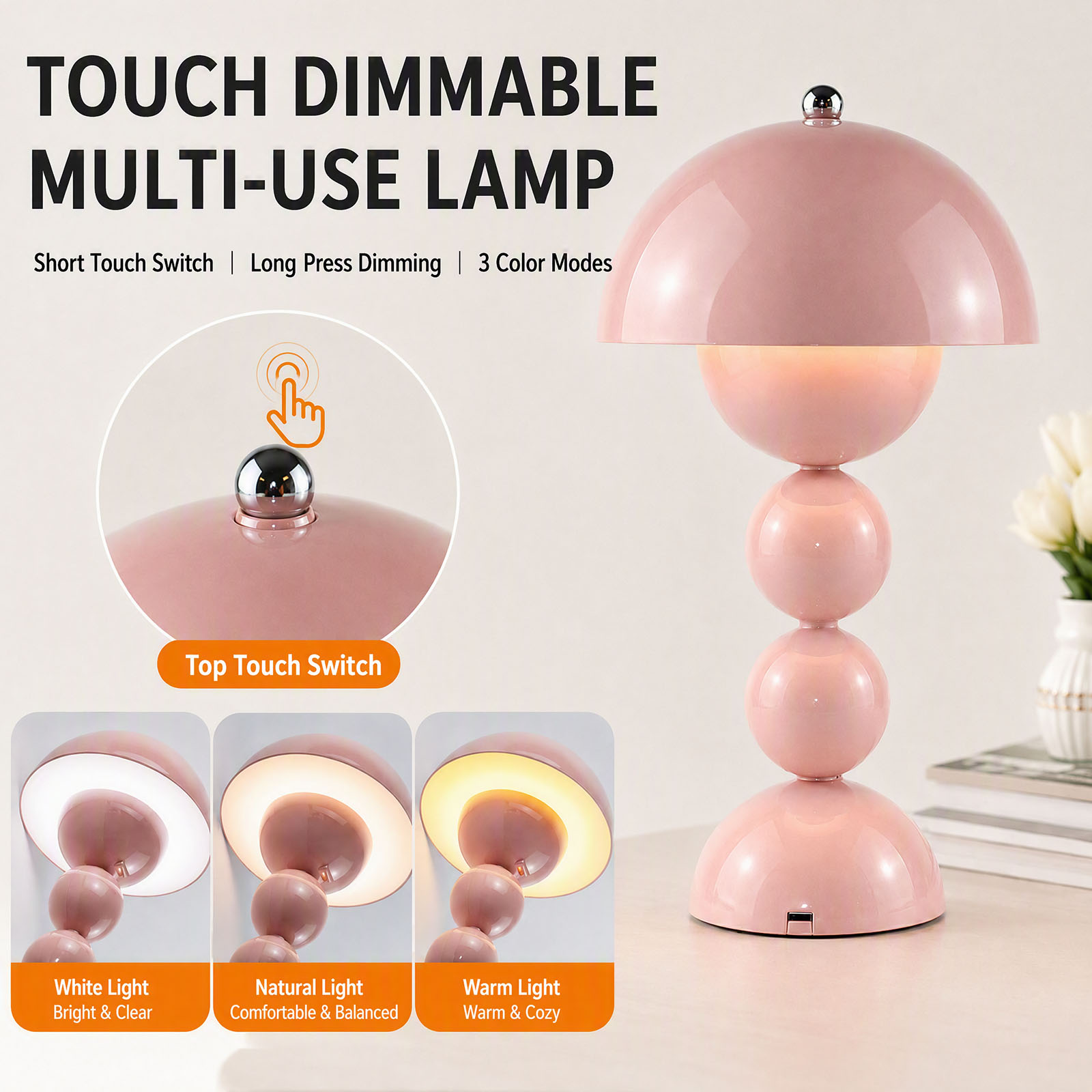 Lámpara de mesa LED con forma  - Lighting Decor For Room reseña y precio