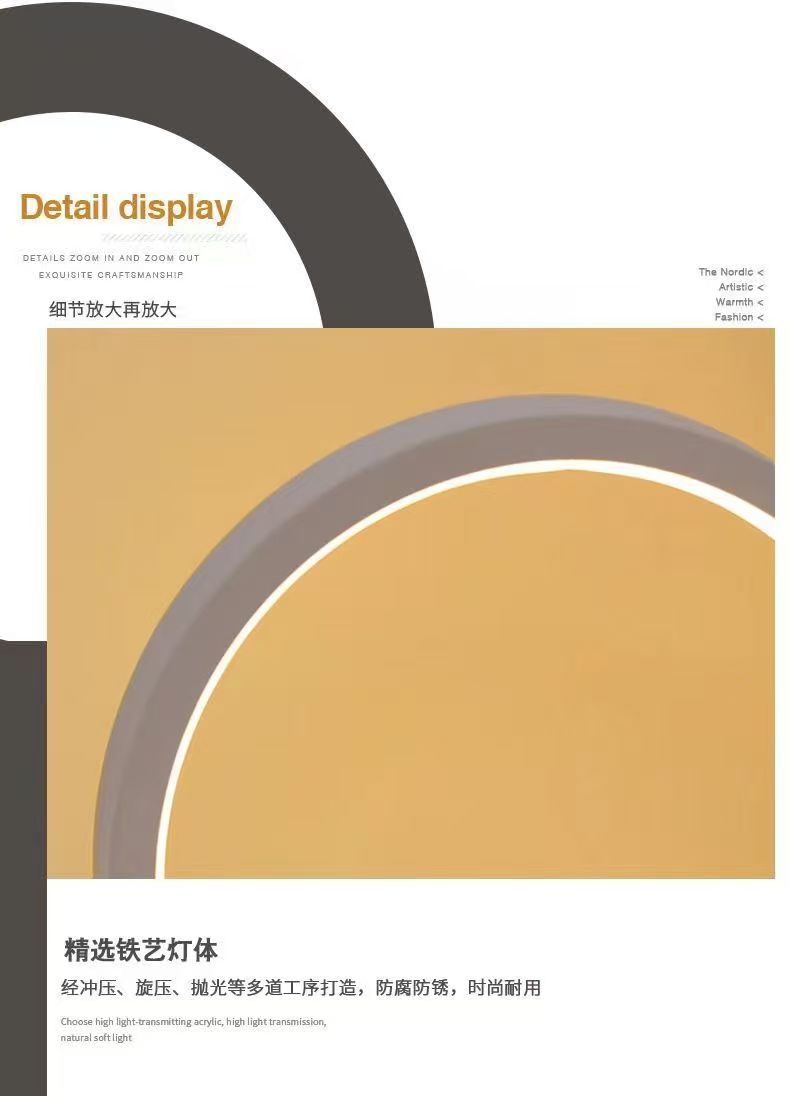 Lámpara LED de mesa con anillo - Lighting Decor For Room reseña y precio