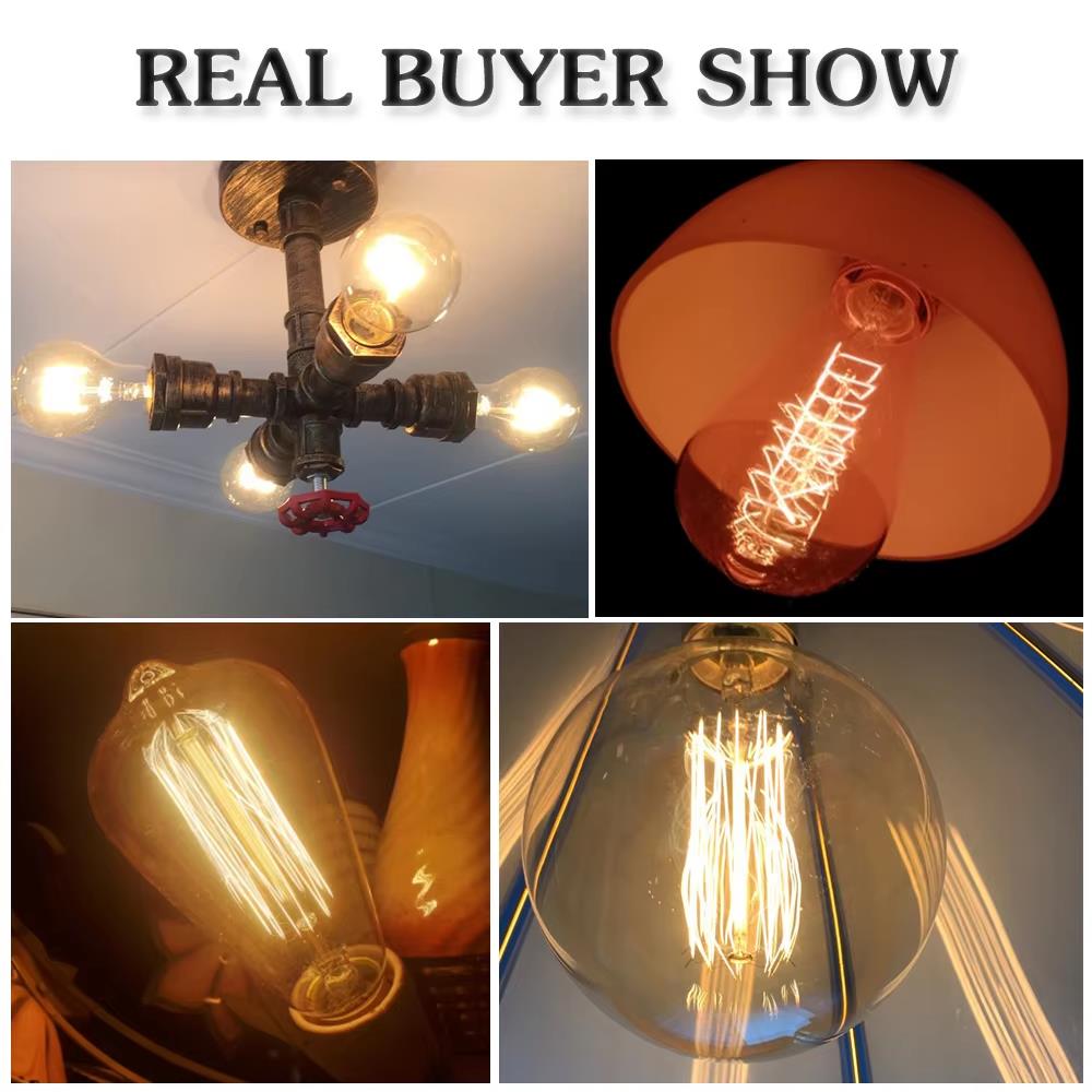 Bombilla Retro Edison E27 40W  - Lighting Decor Items reseña y precio